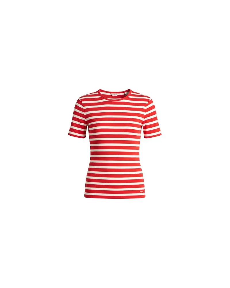 Gant TOPS - T-shirtsauf YOOX.COM Tomatenrot