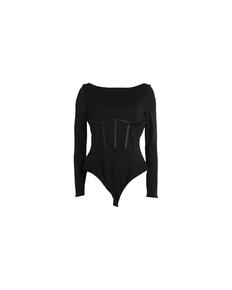 Safiyaa TOPS - Bodysuitsauf YOOX.COM Schwarz