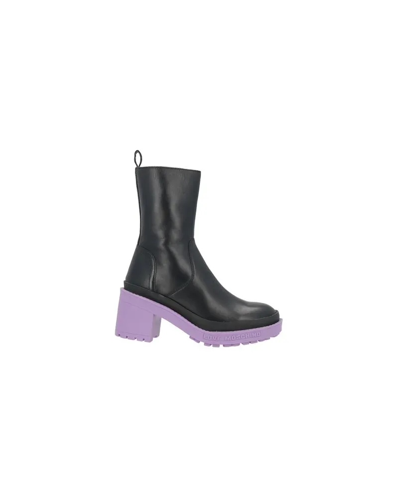 Moschino SCHUHE - Stiefelettenauf YOOX.COM Schwarz