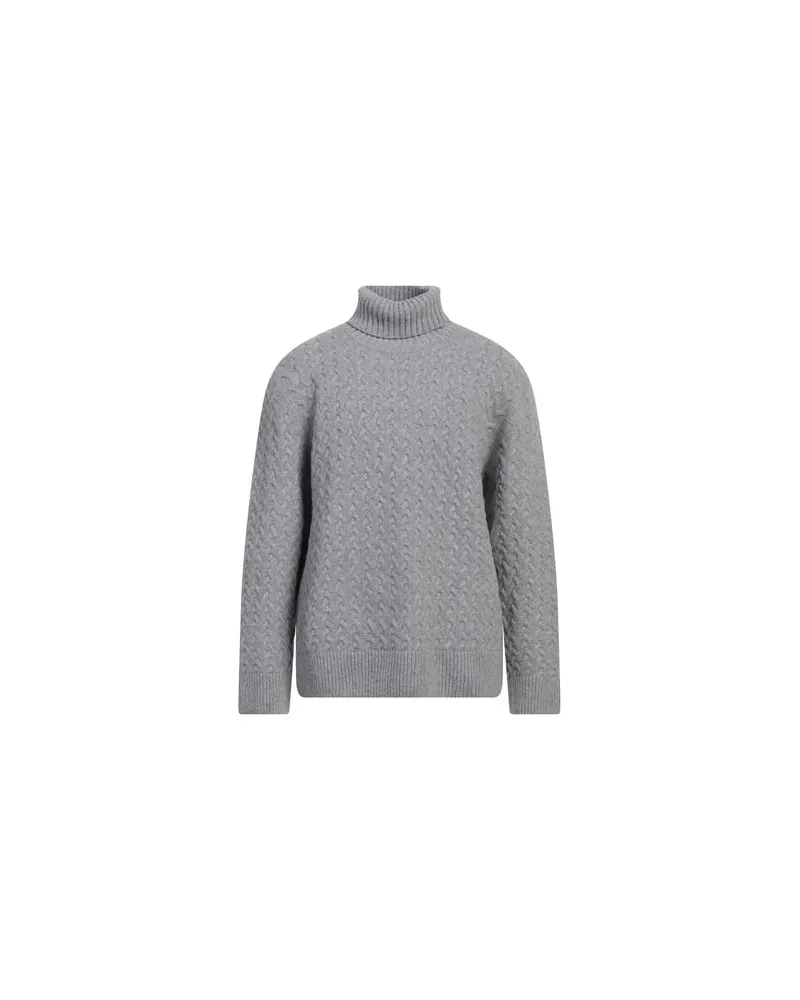 HUGO BOSS STRICKWAREN - Rollkragenpulloverauf YOOX.COM Grau
