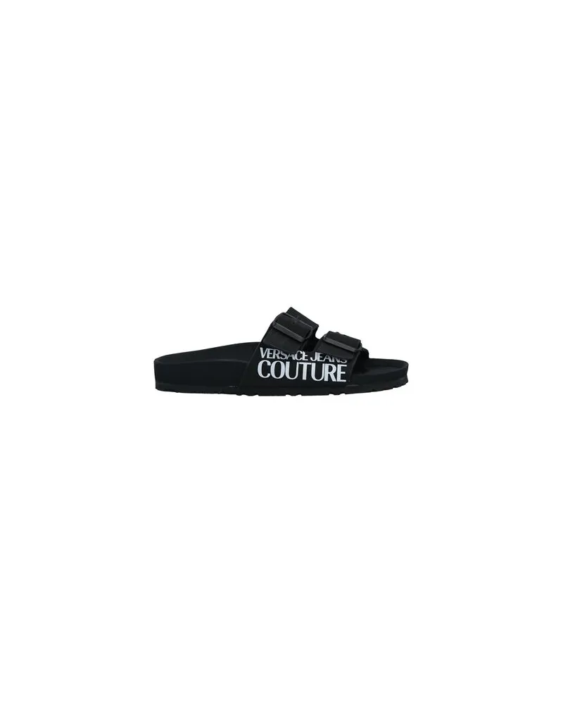 Versace Jeans SCHUHE - Sandalenauf YOOX.COM Schwarz
