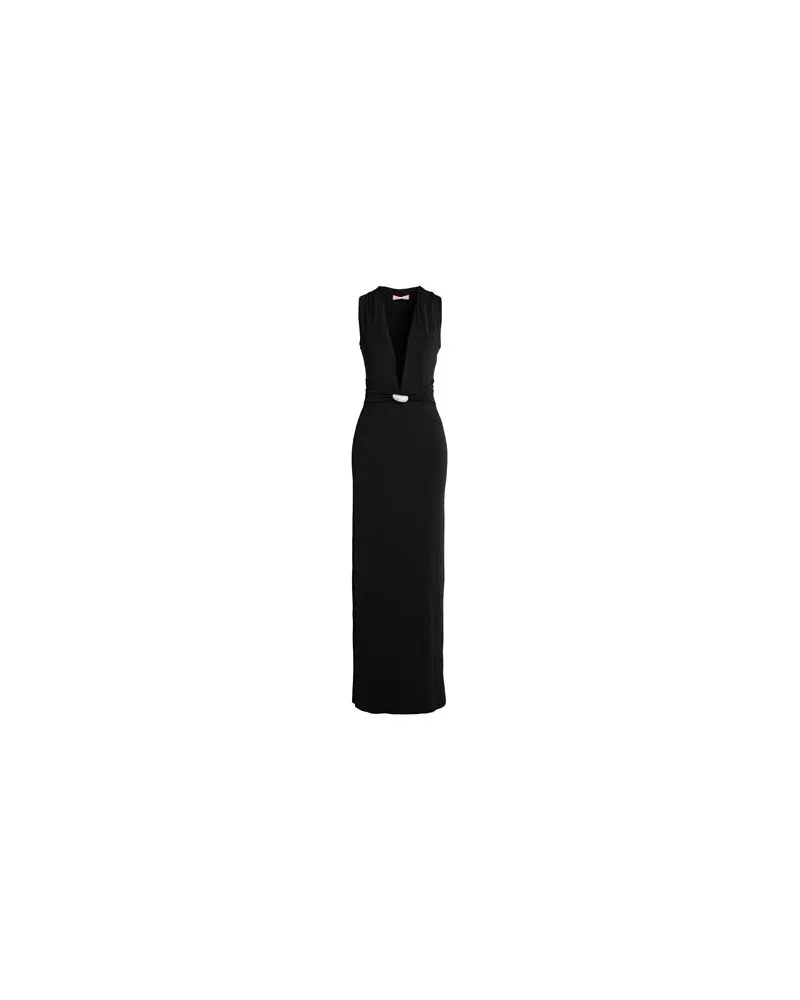 Twenty Four Haitch KLEIDER - Maxi-Kleiderauf YOOX.COM Schwarz