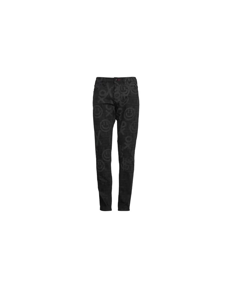 Philipp Plein HOSEN & RÖCKE - Jeanshosenauf YOOX.COM Schwarz