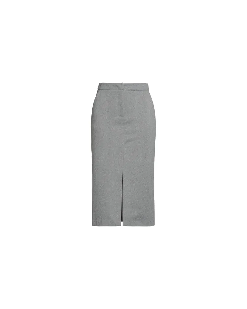 Vila HOSEN & RÖCKE - Midi-Röckeauf YOOX.COM Grau