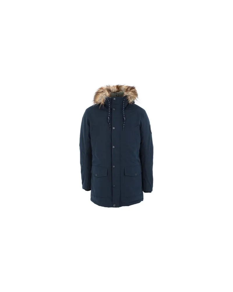 Jack & Jones JACKEN & MÄNTEL - Mäntelauf YOOX.COM Nachtblau