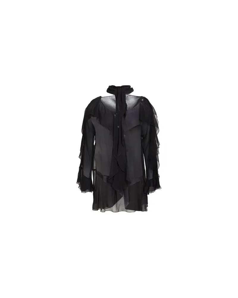 Alberta Ferretti TOPS - Hemdenauf YOOX.COM Schwarz