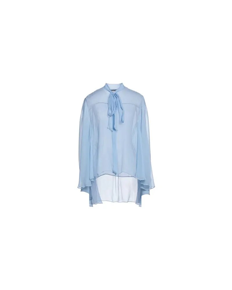 Alberta Ferretti TOPS - Hemdenauf YOOX.COM Hellblau