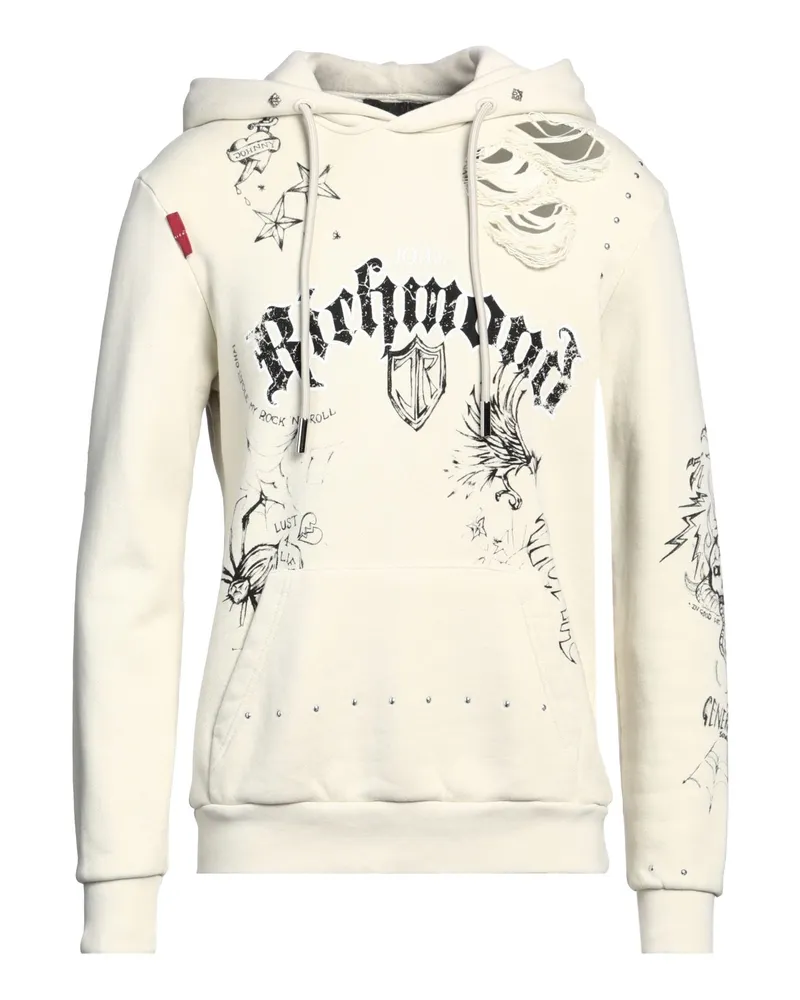 John Richmond Sweatshirt Elfenbein