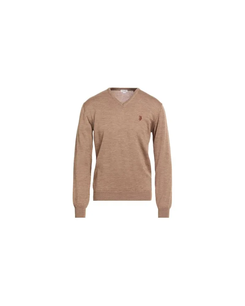 U.S. Polo Assn.  STRICKWAREN - Pulloverauf YOOX.COM Hellbraun