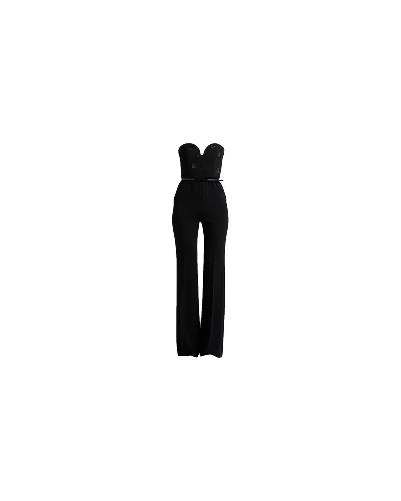 Max Mara OVERALLS - Jumpsuitsauf YOOX.COM Schwarz