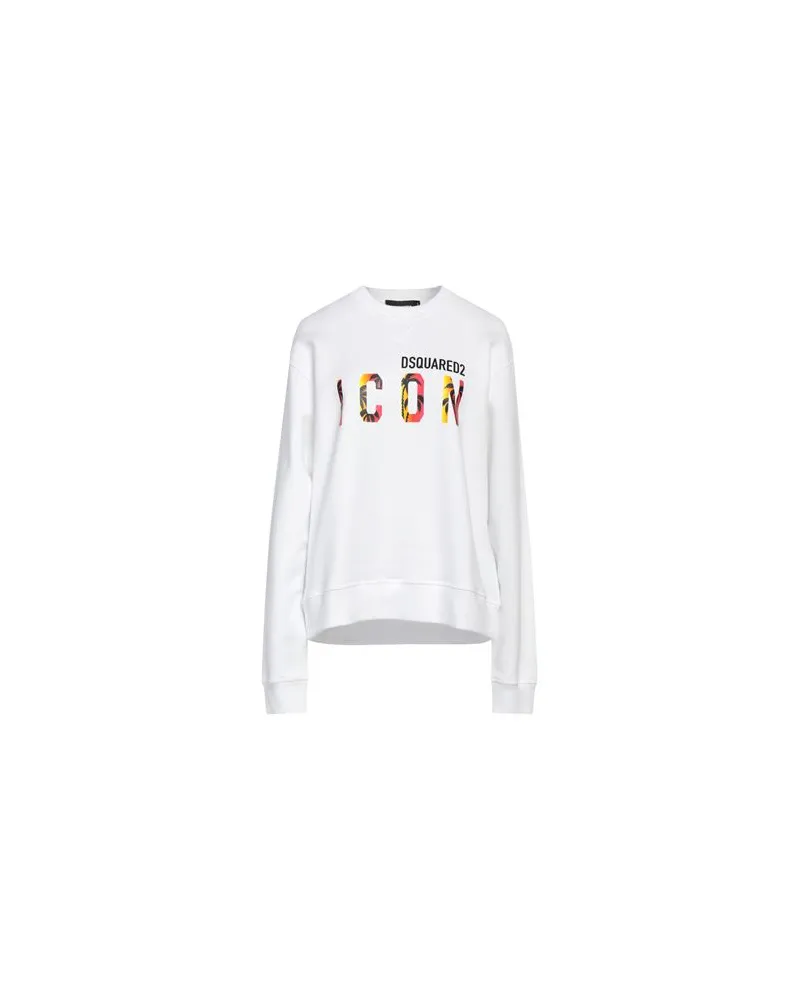 Dsquared2 TOPS - Sweatshirtsauf YOOX.COM Weiß