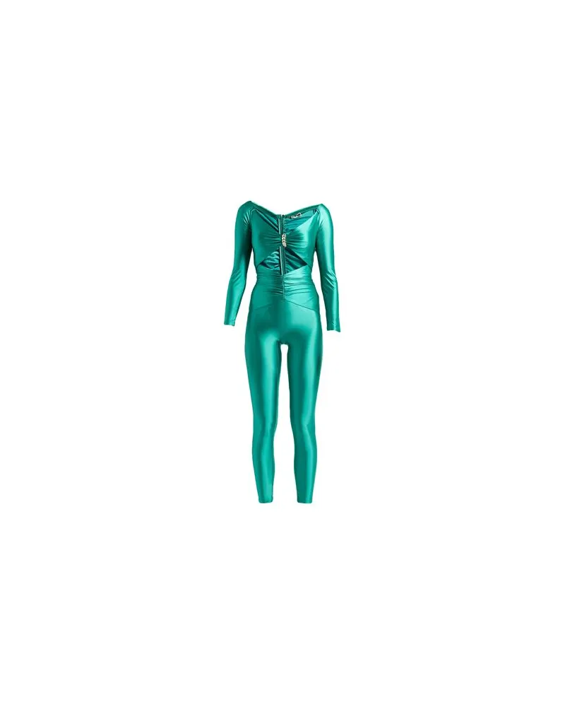 Elisabetta Franchi OVERALLS - Jumpsuitsauf YOOX.COM Smaragdgrün
