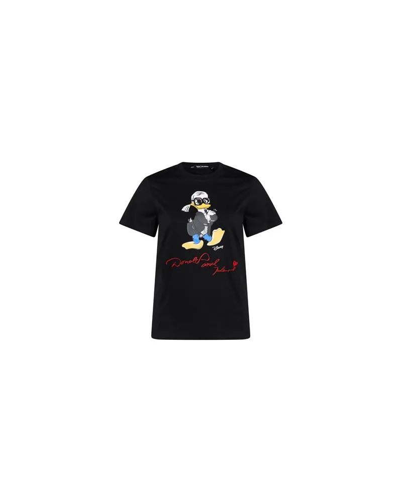 Karl Lagerfeld DISNEY X  - TOPS - T-shirtsauf YOOX.COM Schwarz