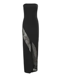 ROTATE Birger Christensen Maxi-Kleid Schwarz