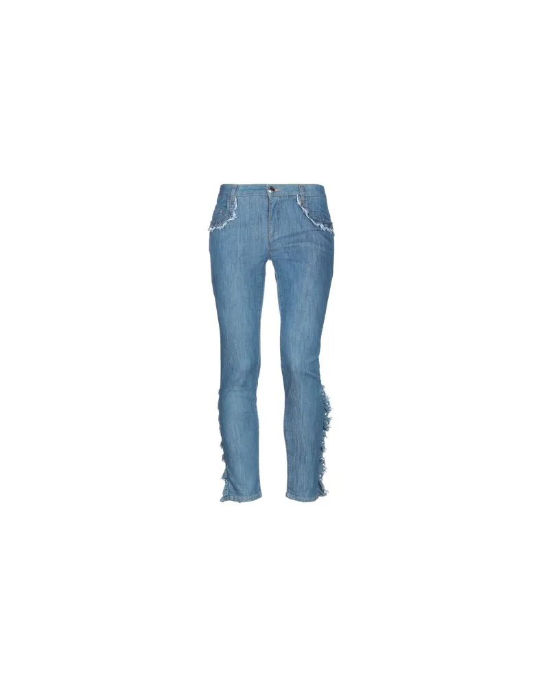 Moschino HOSEN & RÖCKE - Jeanshosenauf YOOX.COM Blau