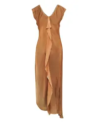 HIGH Midi-Kleid Beige