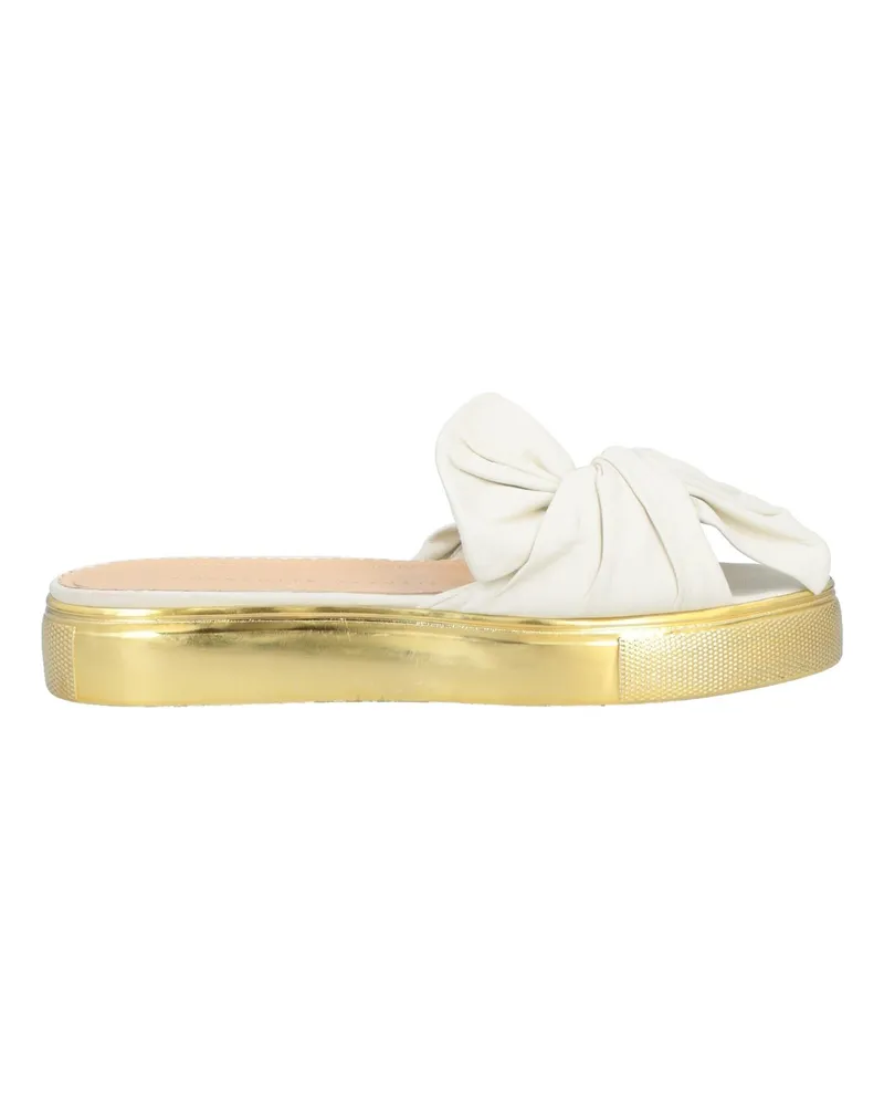 Charlotte Olympia Sandale Elfenbein