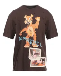 DOMREBEL T-shirts Braun