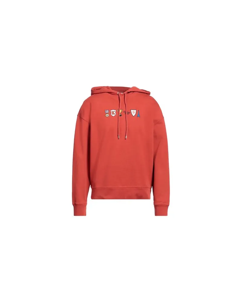Kitsuné TOPS - Sweatshirtsauf YOOX.COM Ziegelrot
