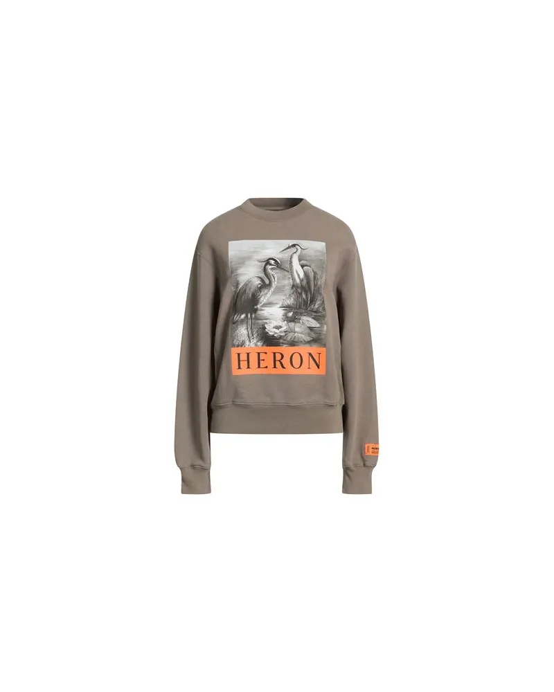 Heron Preston TOPS - Sweatshirtsauf YOOX.COM Maulwurfsgrau