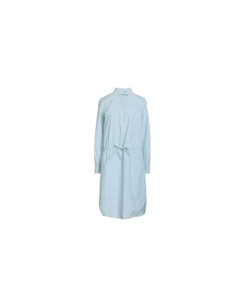 Her Shirt Her Dress KLEIDER - Midi-Kleiderauf YOOX.COM Himmelblau