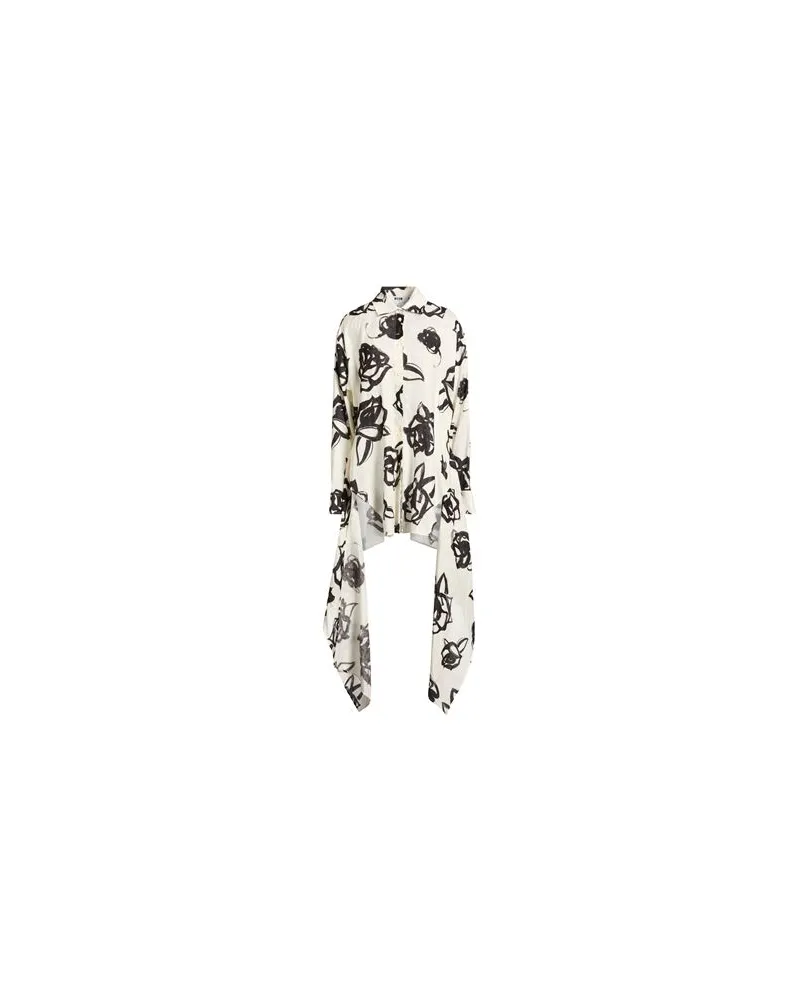 MSGM TOPS - Hemdenauf YOOX.COM Cremeweiß
