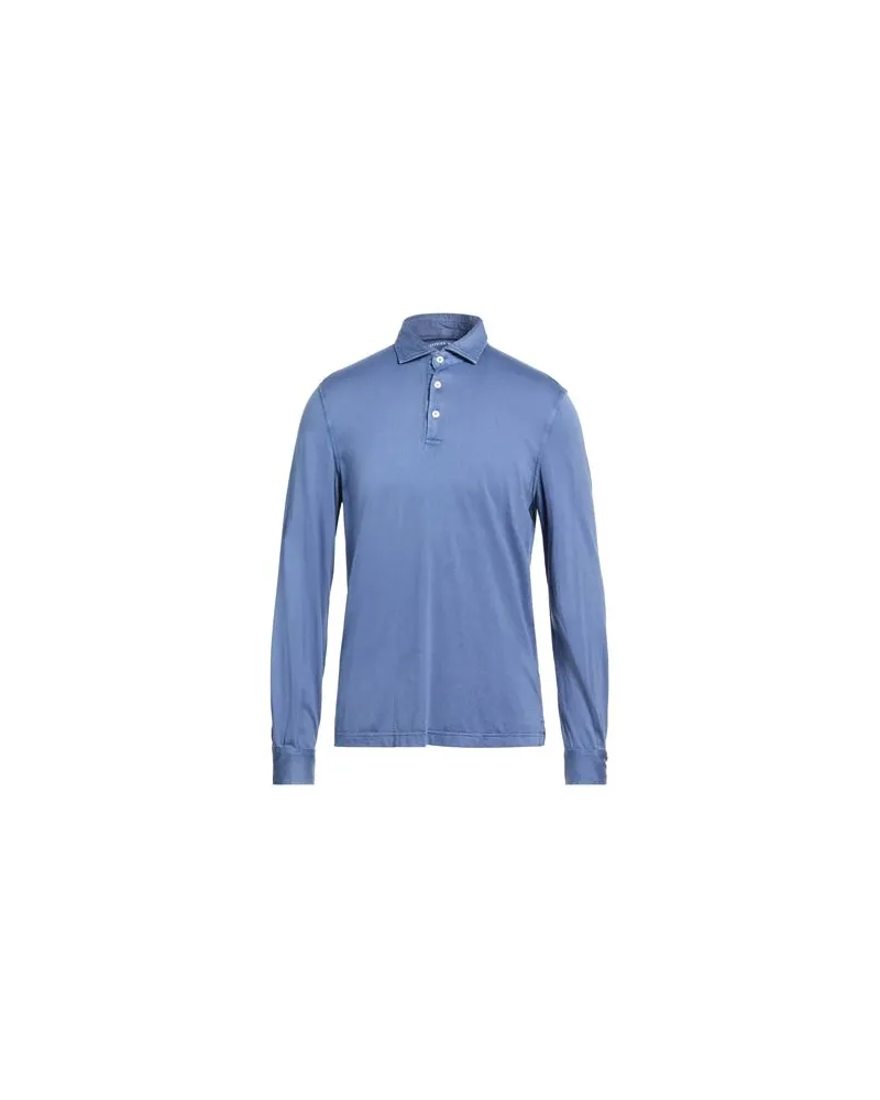 Fedeli TOPS - Poloshirtsauf YOOX.COM Taubenblau