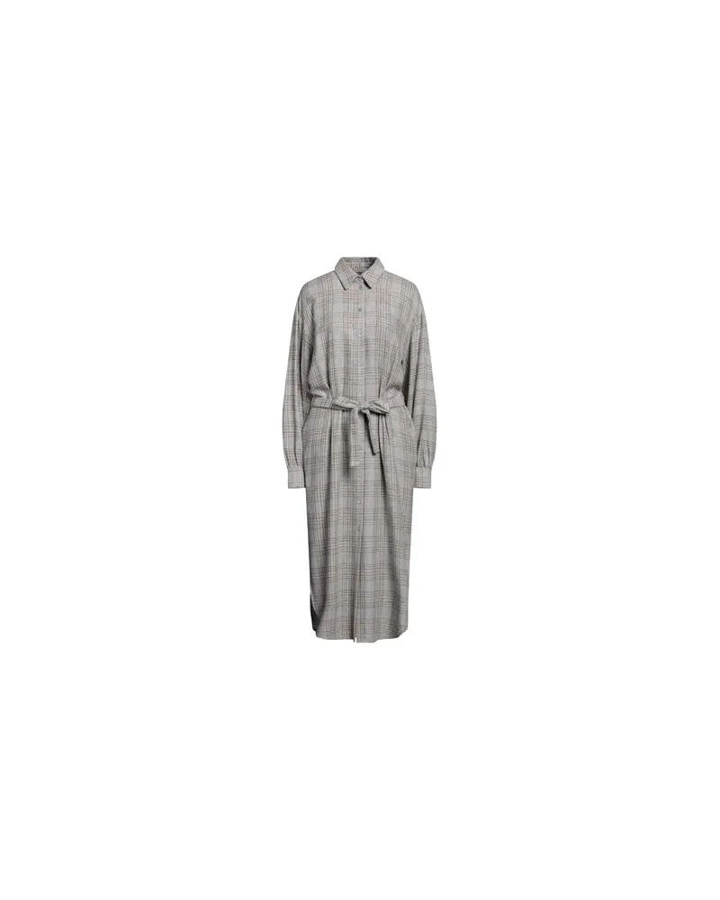 Manila Grace KLEIDER - Midi-Kleiderauf YOOX.COM Grau