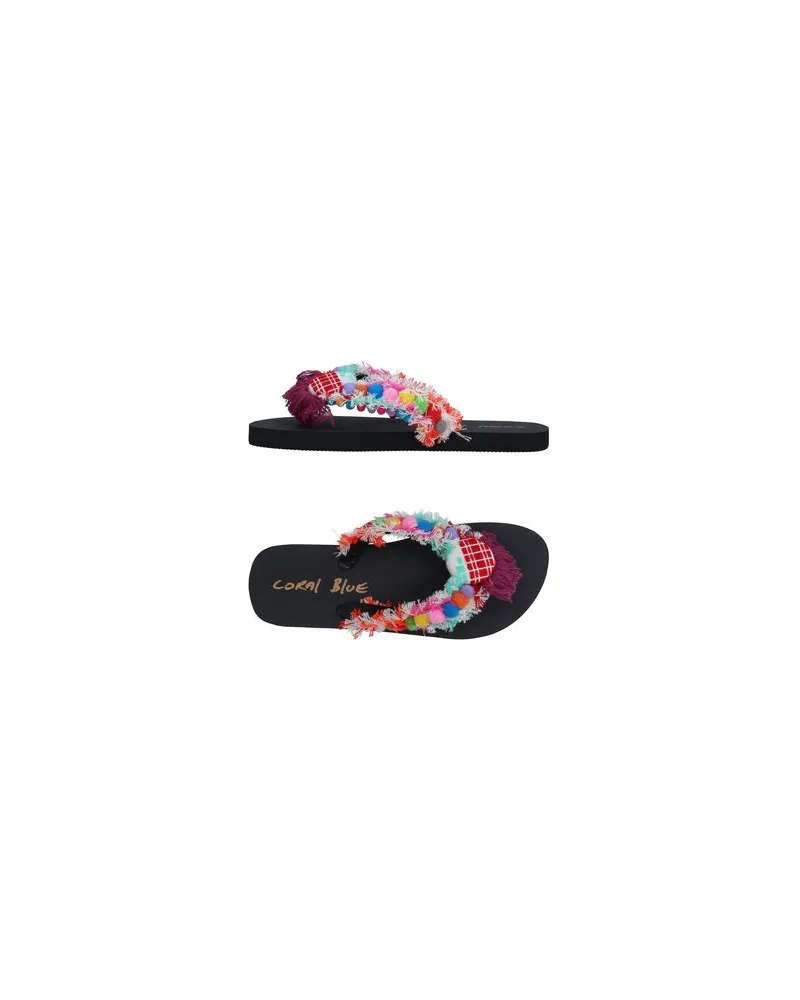 Coral Blue SCHUHE - Zehentrennerauf YOOX.COM Weiß