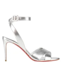 Christian Louboutin Sandale Silber