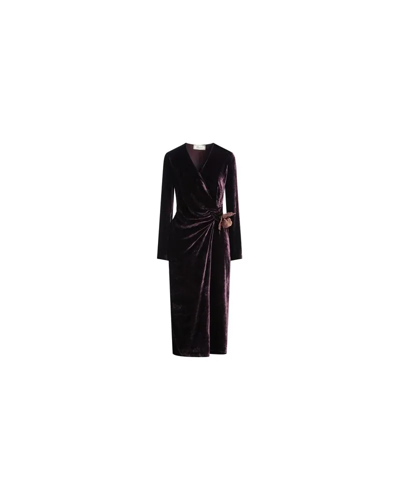 Blumarine KLEIDER - Midi-Kleiderauf YOOX.COM Pflaume