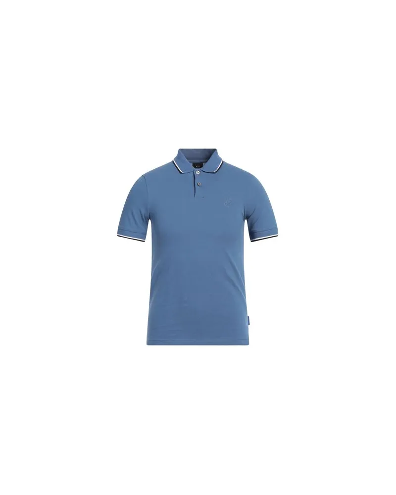 Armani Exchange TOPS - Poloshirtsauf YOOX.COM Marineblau