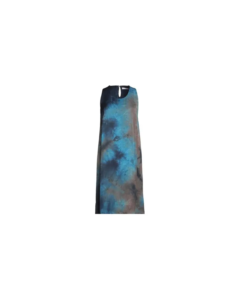 ROSSOPURO KLEIDER - Midi-Kleiderauf YOOX.COM Blau
