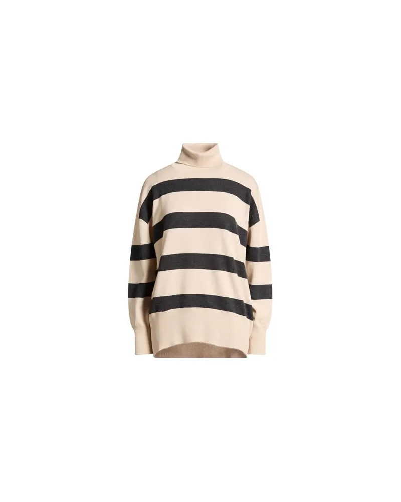 Brunello Cucinelli STRICKWAREN - Rollkragenpulloverauf YOOX.COM Beige