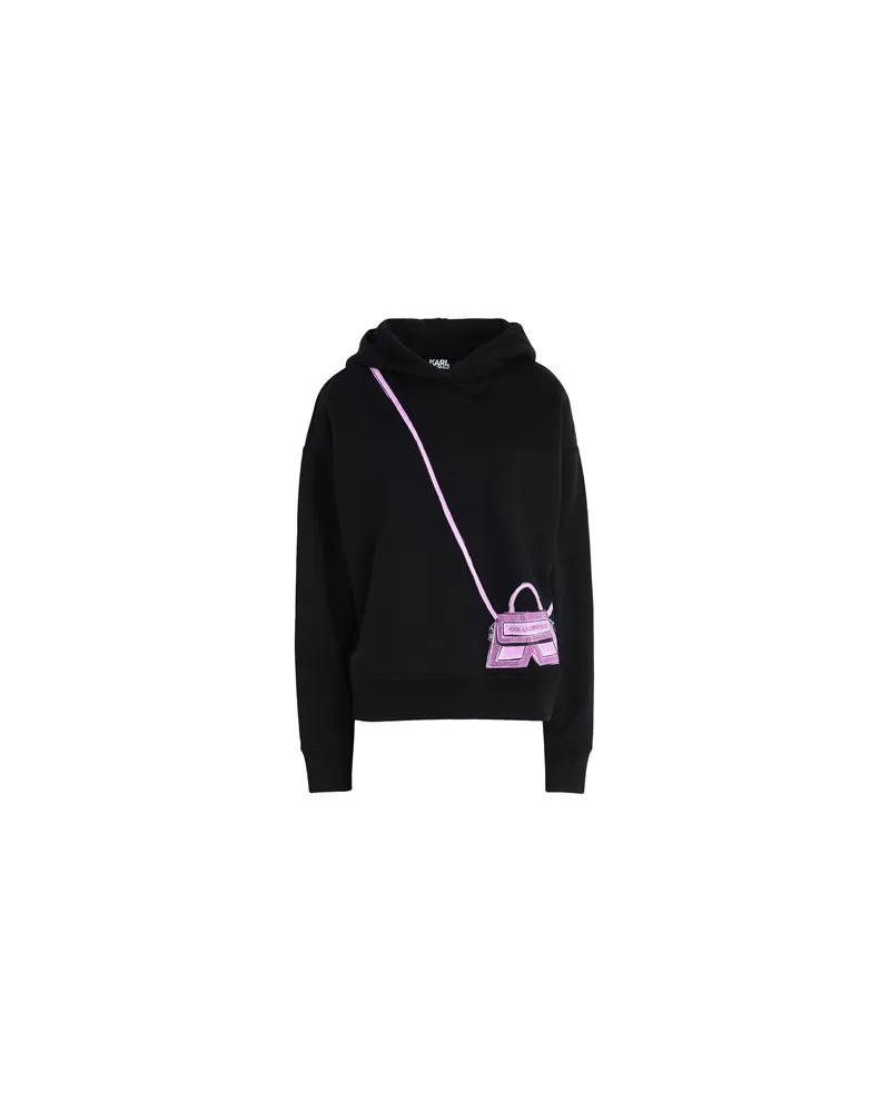 Karl Lagerfeld KARL K BAG HOODIE  - TOPS - Sweatshirtsauf YOOX.COM Schwarz