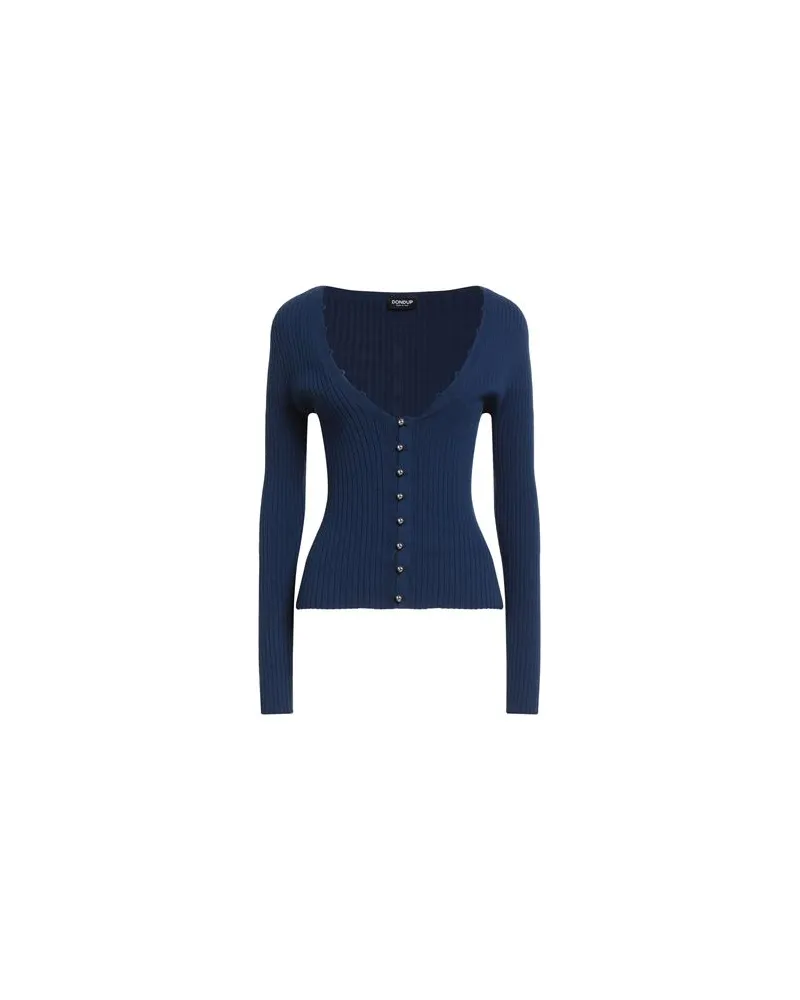 Dondup STRICKWAREN - Strickjackenauf YOOX.COM Marineblau