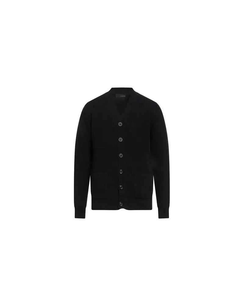 LARDINI STRICKWAREN - Strickjackenauf YOOX.COM Schwarz