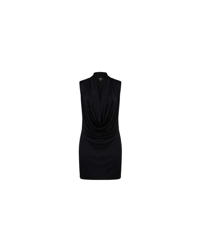 Elisabetta Franchi KLEIDER - Mini-Kleiderauf YOOX.COM Schwarz