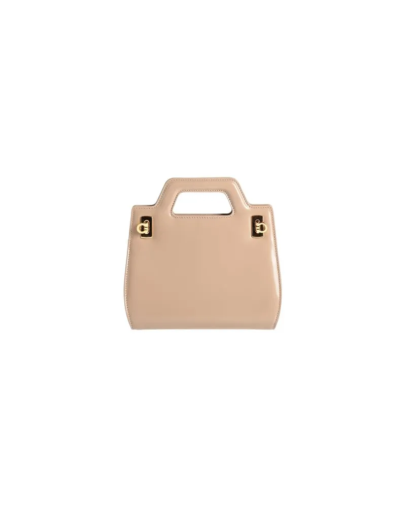 Ferragamo WANDA MINI  - TASCHEN - Handtaschenauf YOOX.COM Beige
