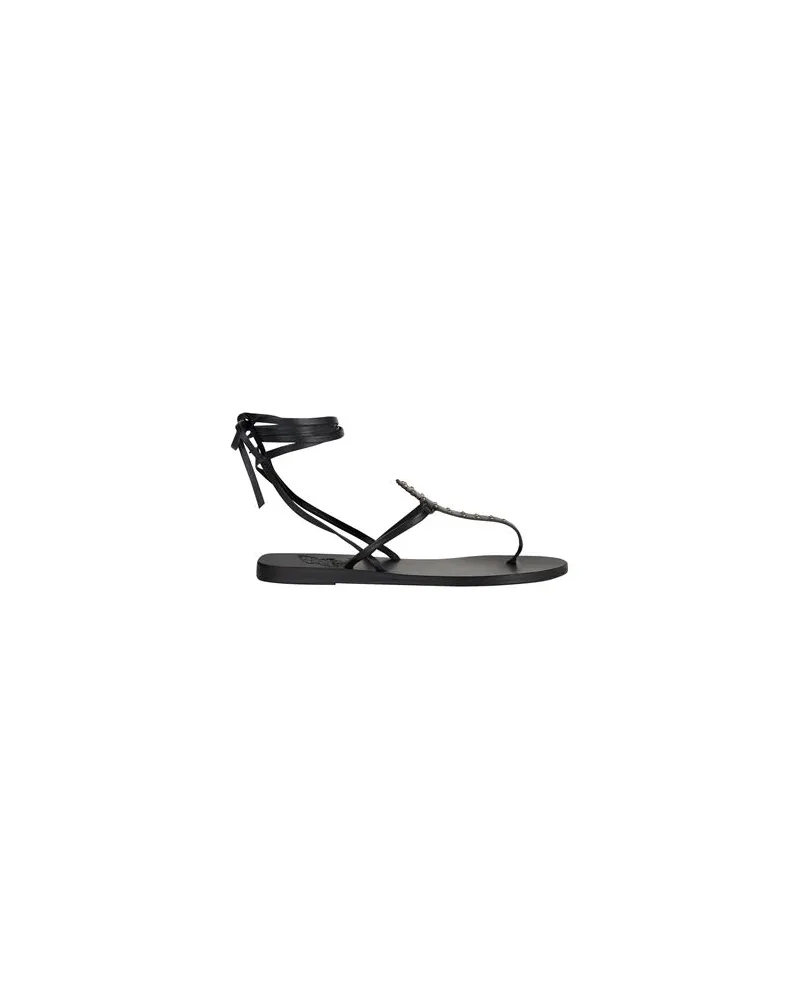 Ancient Greek Sandals SCHUHE - Zehentrennerauf YOOX.COM Schwarz