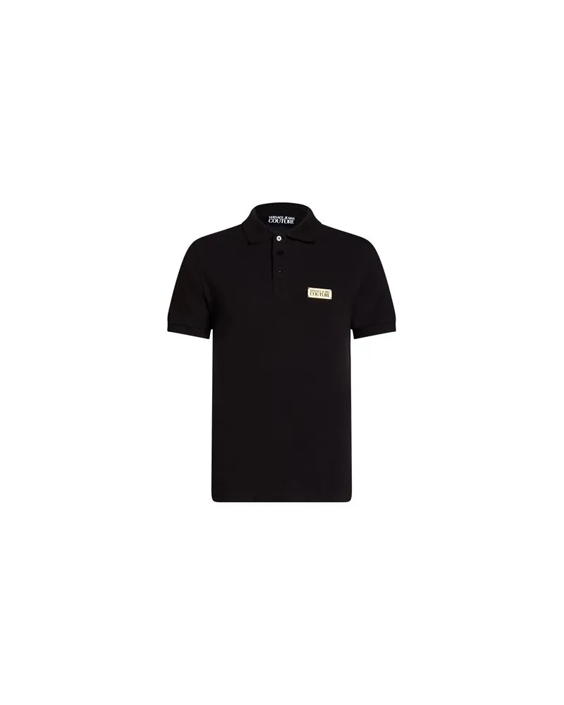 Versace Jeans TOPS - Poloshirtsauf YOOX.COM Schwarz