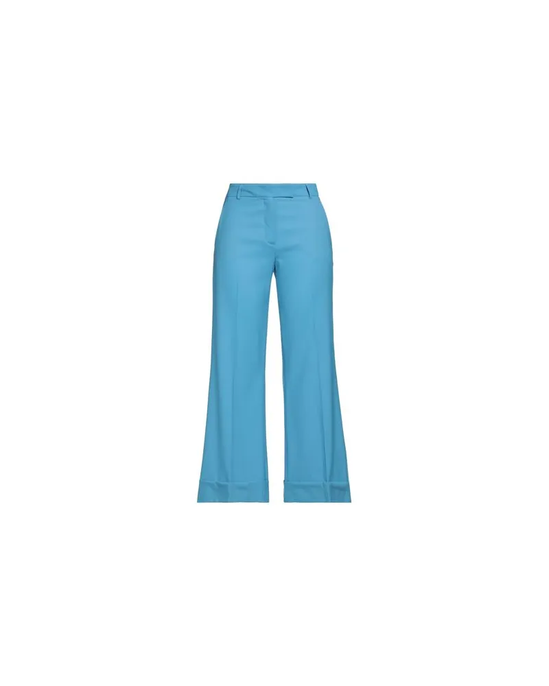 QL2 QUELLEDUE HOSEN & RÖCKE - Hosenauf YOOX.COM Azurblau