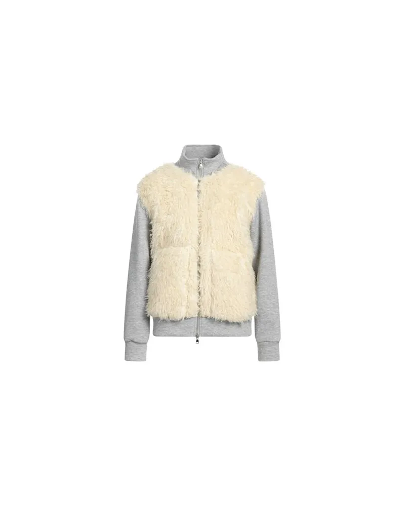 Daniele Alessandrini JACKEN & MÄNTEL - Shearling- & Kunstfellauf YOOX.COM Grau