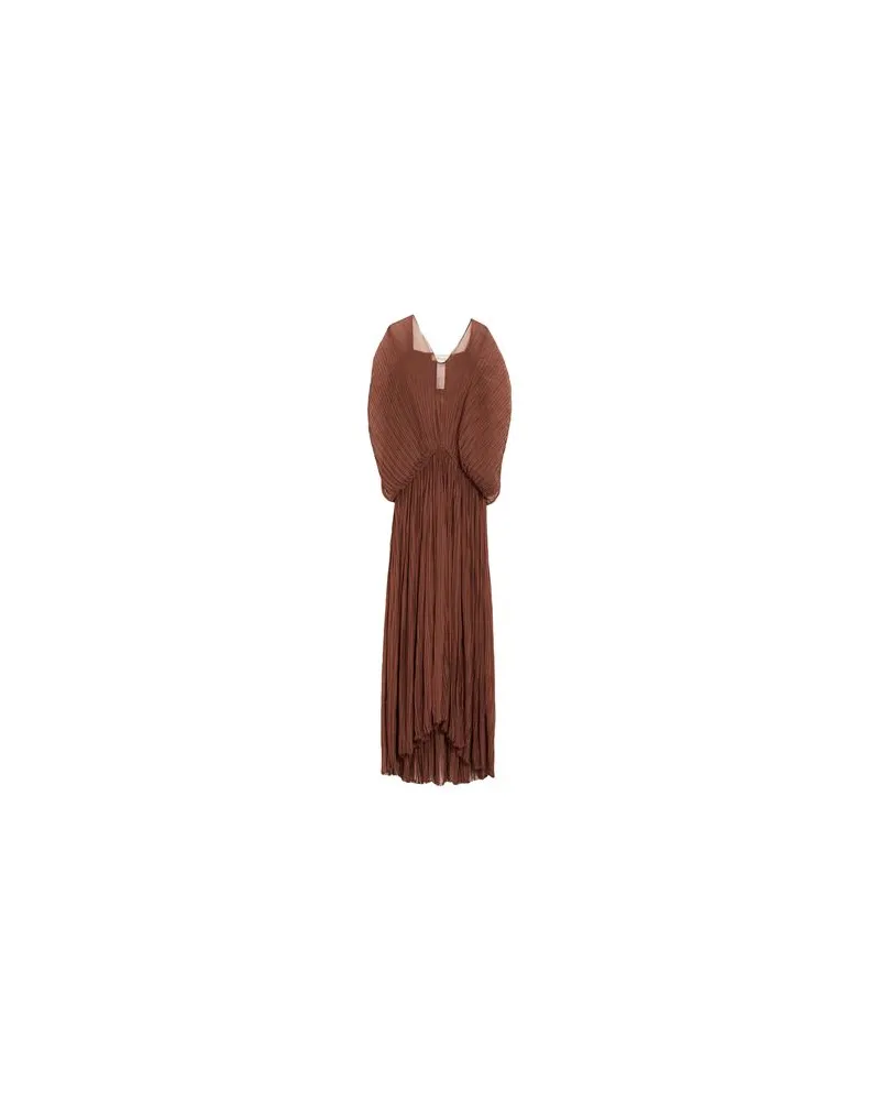 Blumarine KLEIDER - Maxi-Kleiderauf YOOX.COM Braun
