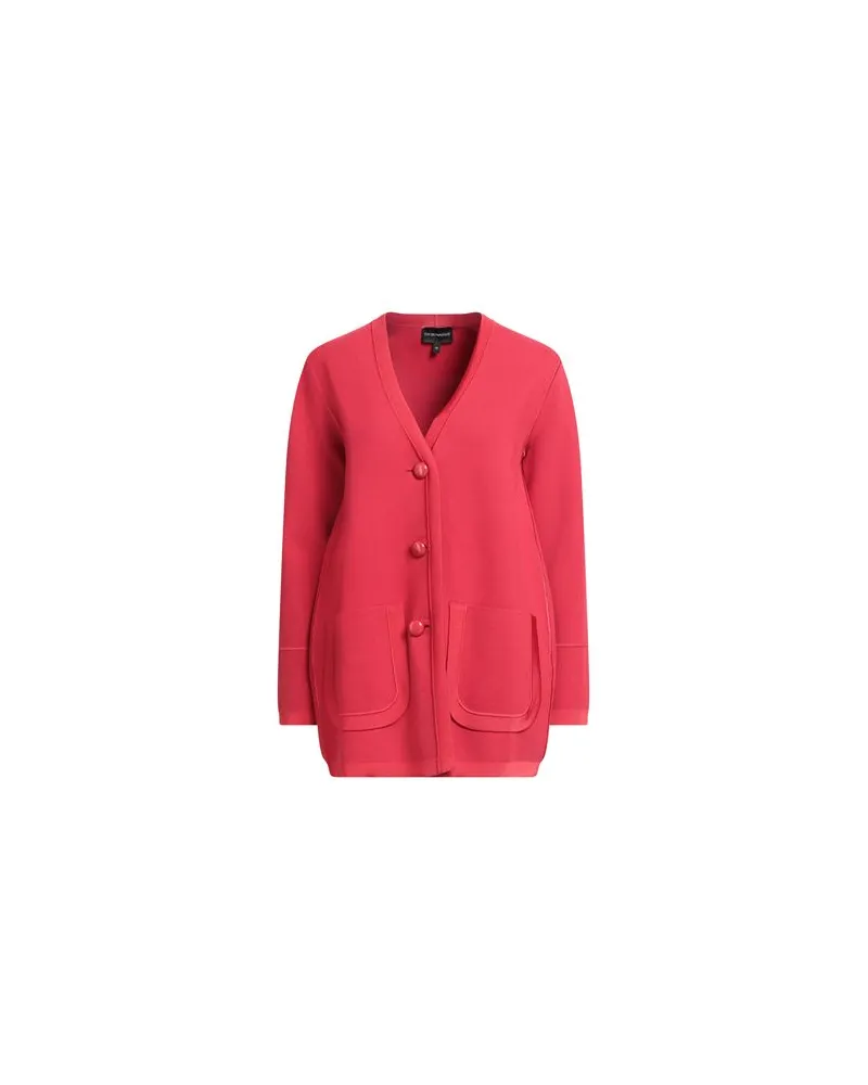 Emporio Armani STRICKWAREN - Strickjackenauf YOOX.COM Rot