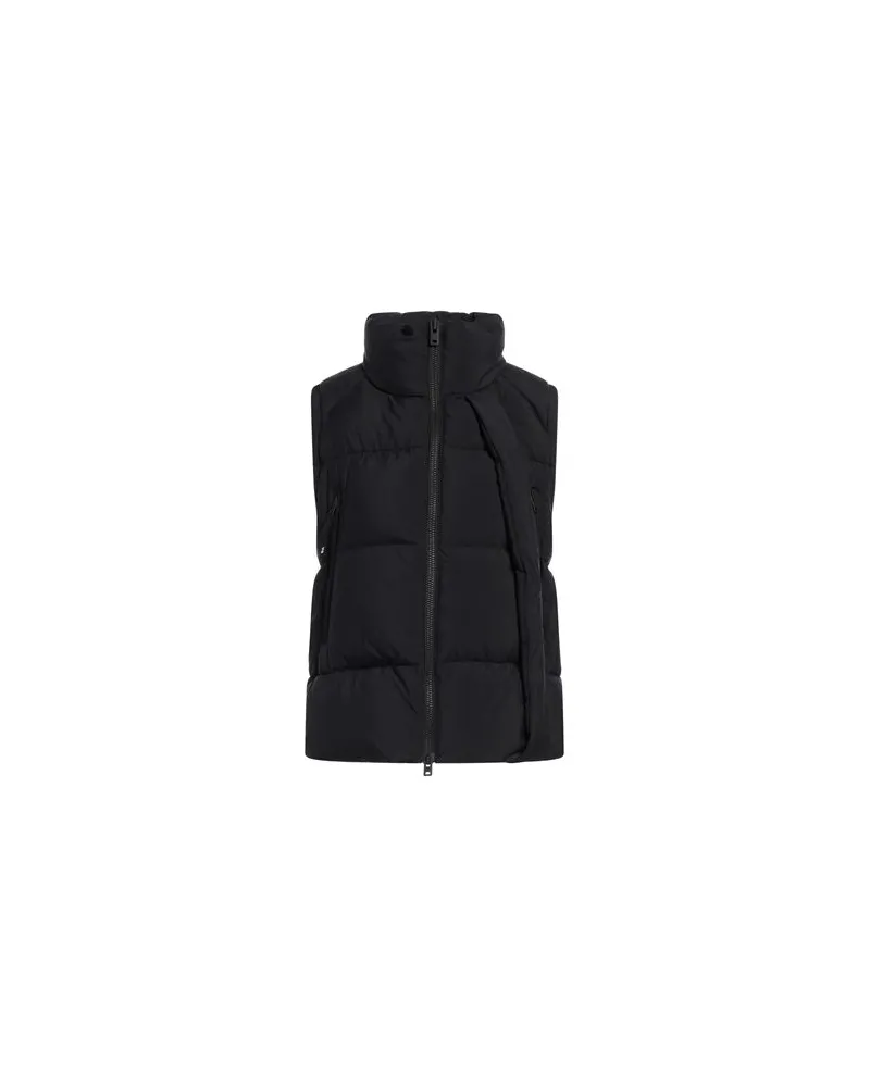 Y-3 JACKEN & MÄNTEL - Westenauf YOOX.COM Schwarz