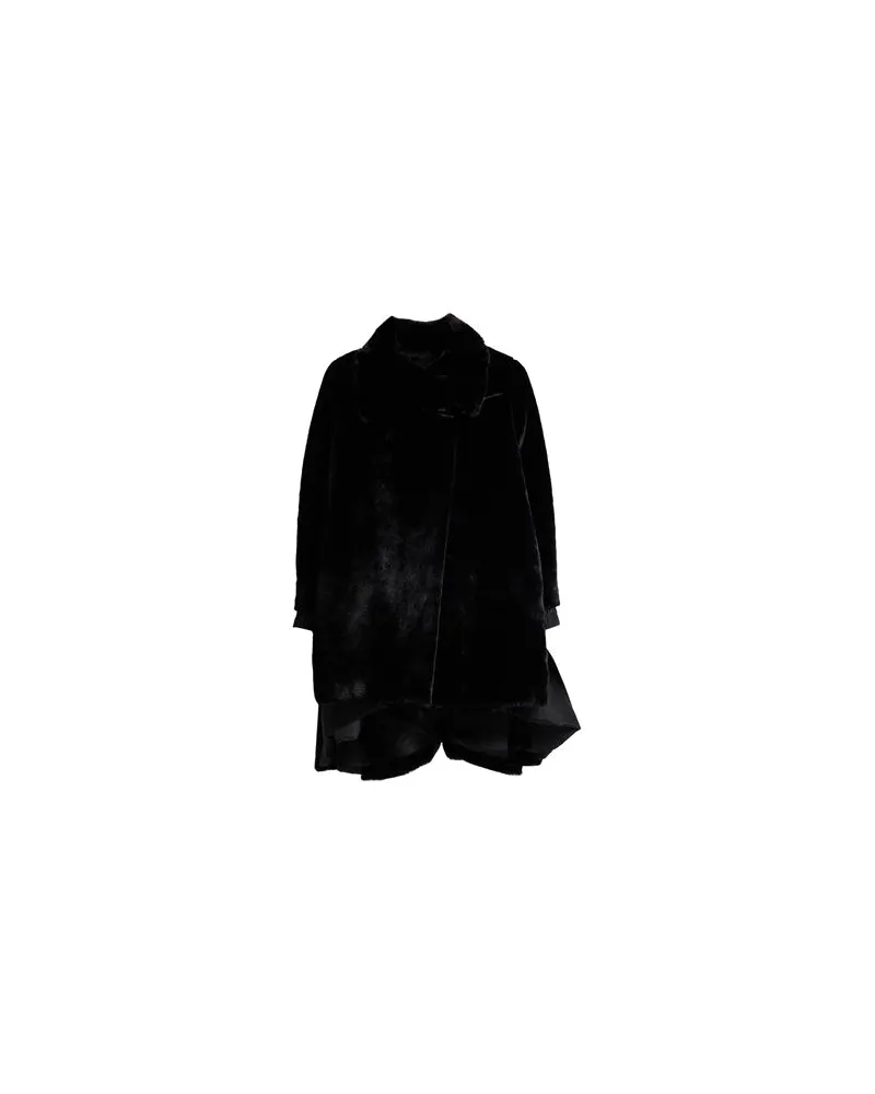 HIGH TECH - JACKEN & MÄNTEL - Shearling- & Kunstfellauf YOOX.COM Schwarz