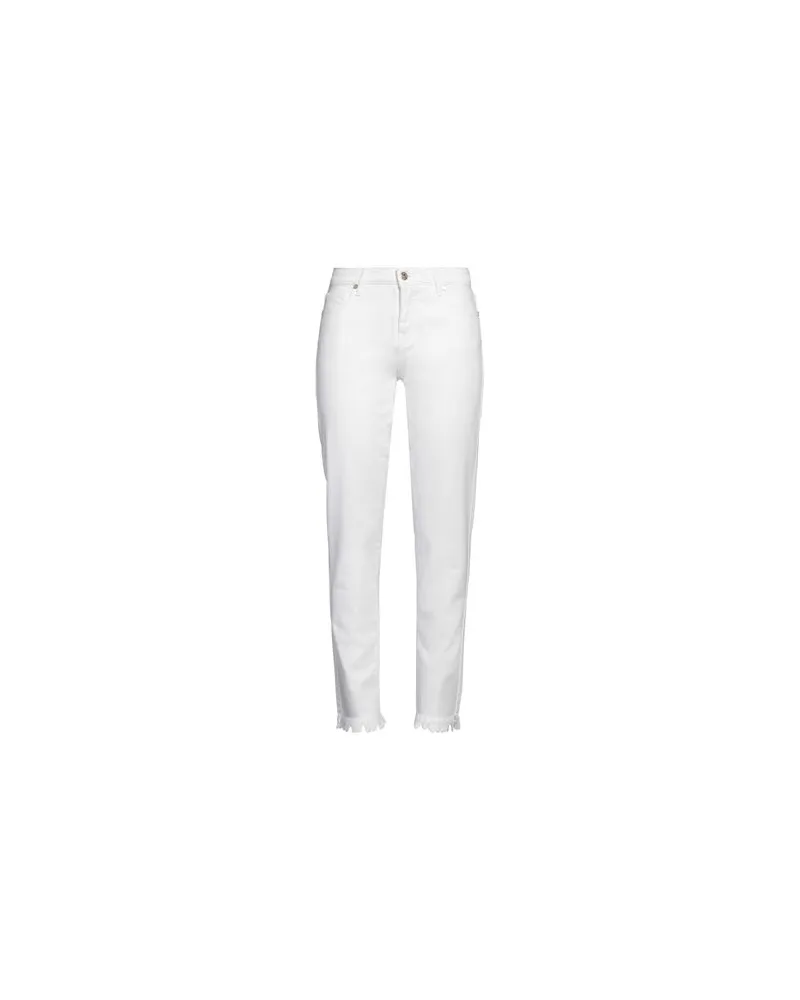 Trussardi HOSEN & RÖCKE - Jeanshosenauf YOOX.COM Weiß