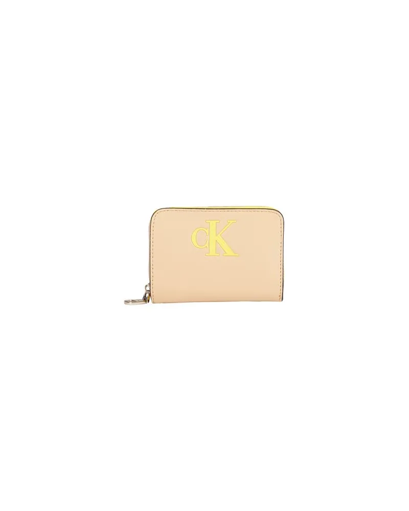 Calvin Klein Kleinlederwaren - Brieftaschenauf YOOX.COM Sand