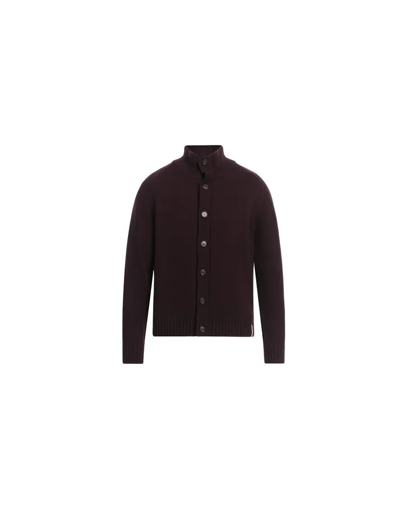 Brooksfield STRICKWAREN - Strickjackenauf YOOX.COM Bordeaux